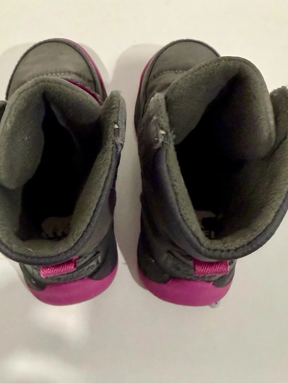 Sorel Kids Waterproof Snow Boot - Olive Green & Pink Accent